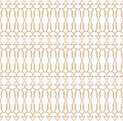 Golden ornamental seamless pattern for decor, print, wallpaper, background