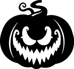 Pumpkin Halloween Scary Face
