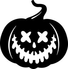 Pumpkin Halloween Scary Face
