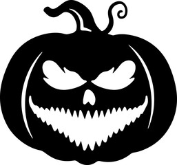Pumpkin Halloween Scary Face
