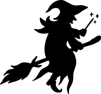 Halloween Woman Witch Silhouette
