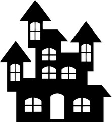 Silhouette Halloween Castle

