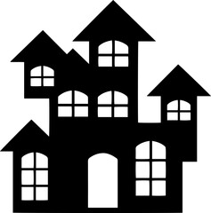 Silhouette Halloween Castle
