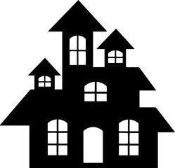 Silhouette Halloween Castle
