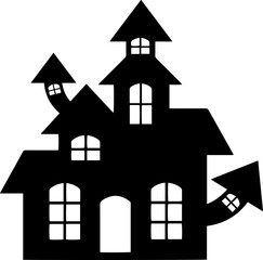 Castle Halloween Silhouette
