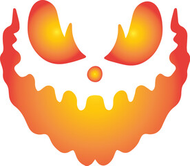Halloween Scary Face Pumpkin
