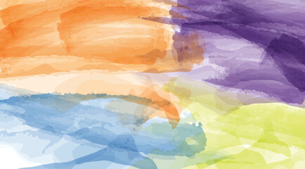 Colorful Watercolor Splash background with elegant color