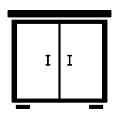 Cupboard Glyph Icon