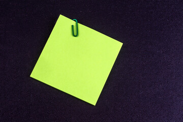 Collection of various note papers on corkboard