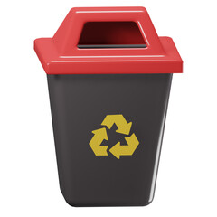 recycle bin 3d icon