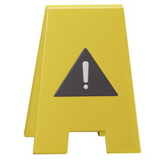 Warning Board 3d Icon
