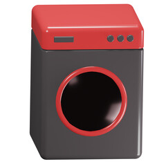 Washing Machine 3d Icon