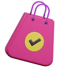Shopping Bag 3d Icon