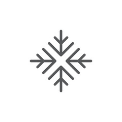 snowflake isolated on white background