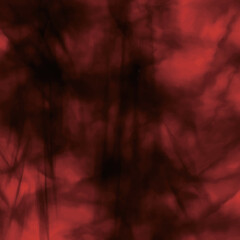 赤背景に黒い霧_正方形