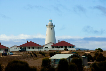 Fototapeta na wymiar Cape Willoughby Lighthouse - Kangaroo Island - Australia