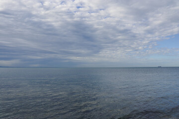 clouds over the sea
