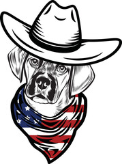 Puggle Dog vector eps , Dog in Bandana, sunglasses, Fourth , 4th July vector eps, Patriotic, USA Dog, Cricut Silhouette Cut File