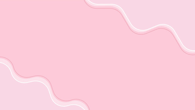 Aesthetic minimal cute pastel pink wallpaper illustration, perfect for  wallpaper, backdrop, postcard, background, banner Stock Vector