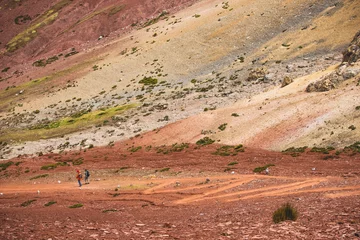 Photo sur Plexiglas Vinicunca Vinicunca, Cusco Region, Peru. Montana de Siete Colores, or Rainbow Mountain. 