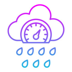 Pressure Line Gradient Icon