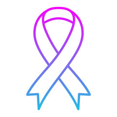 Ribbon Line Gradient Icon