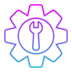 Utilities Line Gradient Icon