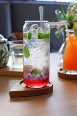 mojito cocktail on the table