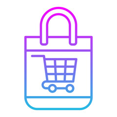 Retail Line Gradient Icon