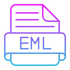 Eml Line Gradient Icon