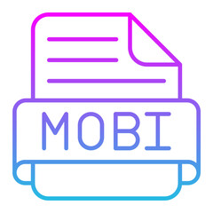 Mobi Line Gradient Icon