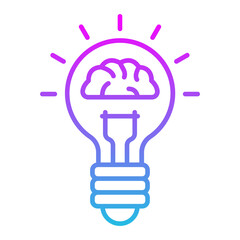 Idea Line Gradient Icon