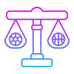 Sports Laws Line Gradient Icon