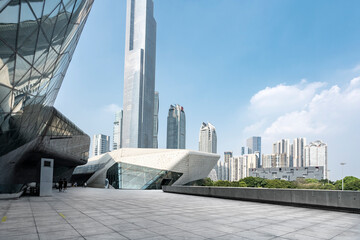 Chinese modern urban architectural landscape