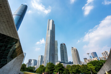 Obraz premium Chinese modern urban architectural landscape