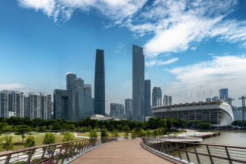 Obraz na płótnie Canvas Chinese modern urban architectural landscape
