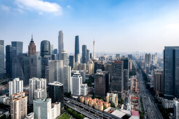 Fototapeta na wymiar Chinese modern urban architectural landscape