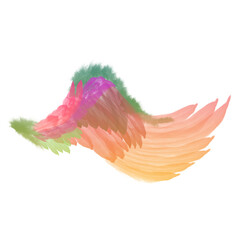 Obraz premium Angel Wing Illustration Background