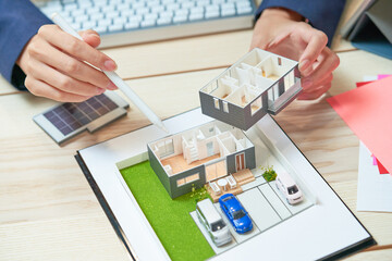 住宅の模型