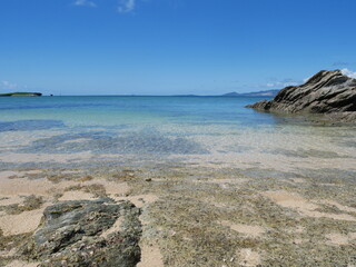 海岸と岩　seaside