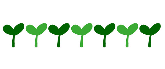 초록 새싹 이미지