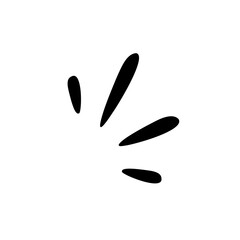 hand drawn diffused light vector isolated on a white background