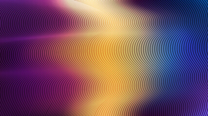 Abstract art vibrant color liquid blurred background with lines wave pattern texture
