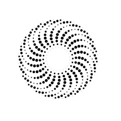 beautiful gradient circle halftone for background decoration comic
