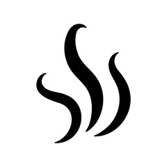 Smoke lines. Hot vapors that evaporate from food and beverages.