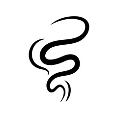 Smoke lines. Hot vapors that evaporate from food and beverages.