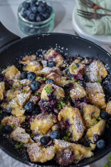 Kaiserschmarrn - traditional austrian pancake dessert 