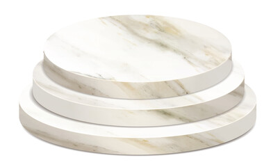 Marble shelf stand podium design for product display presentation design
