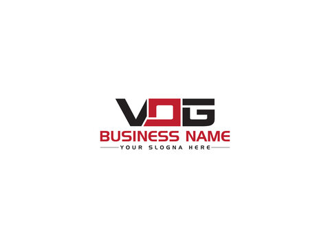 Stylist VOG Logo Icon, Creative vog Logo Letter Vector Image Design For Your All Business