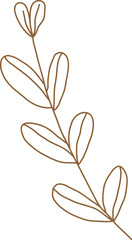 Leaf transparent for decoration.